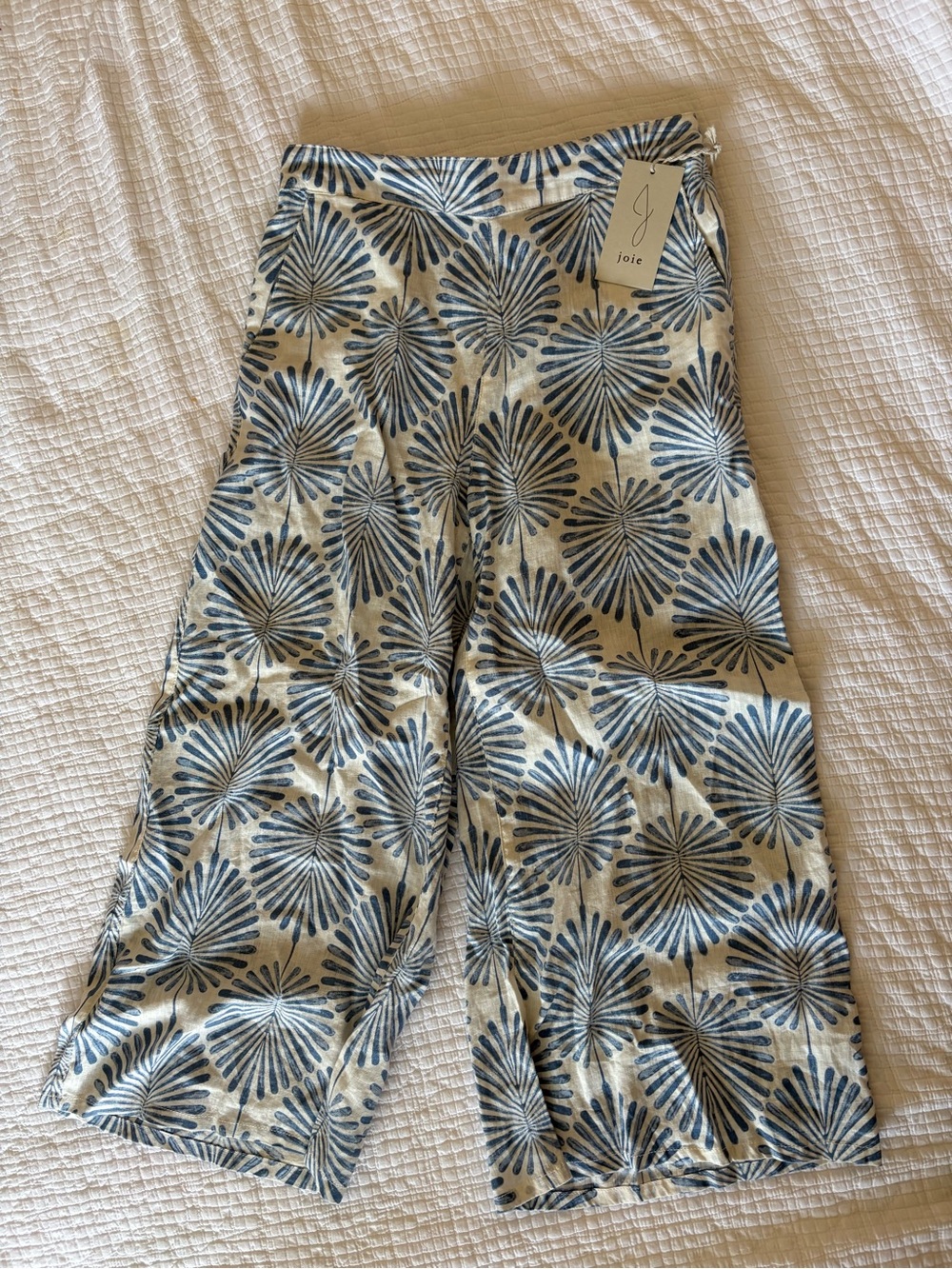 NWT Joie Women’s Wide Leg 100% Linen Pants